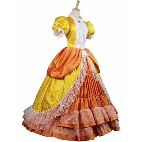 Super Mario Princess Peach Elegant Dress (2)