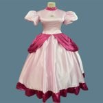 Super Mario Princess Peach Elegant Dress (5)
